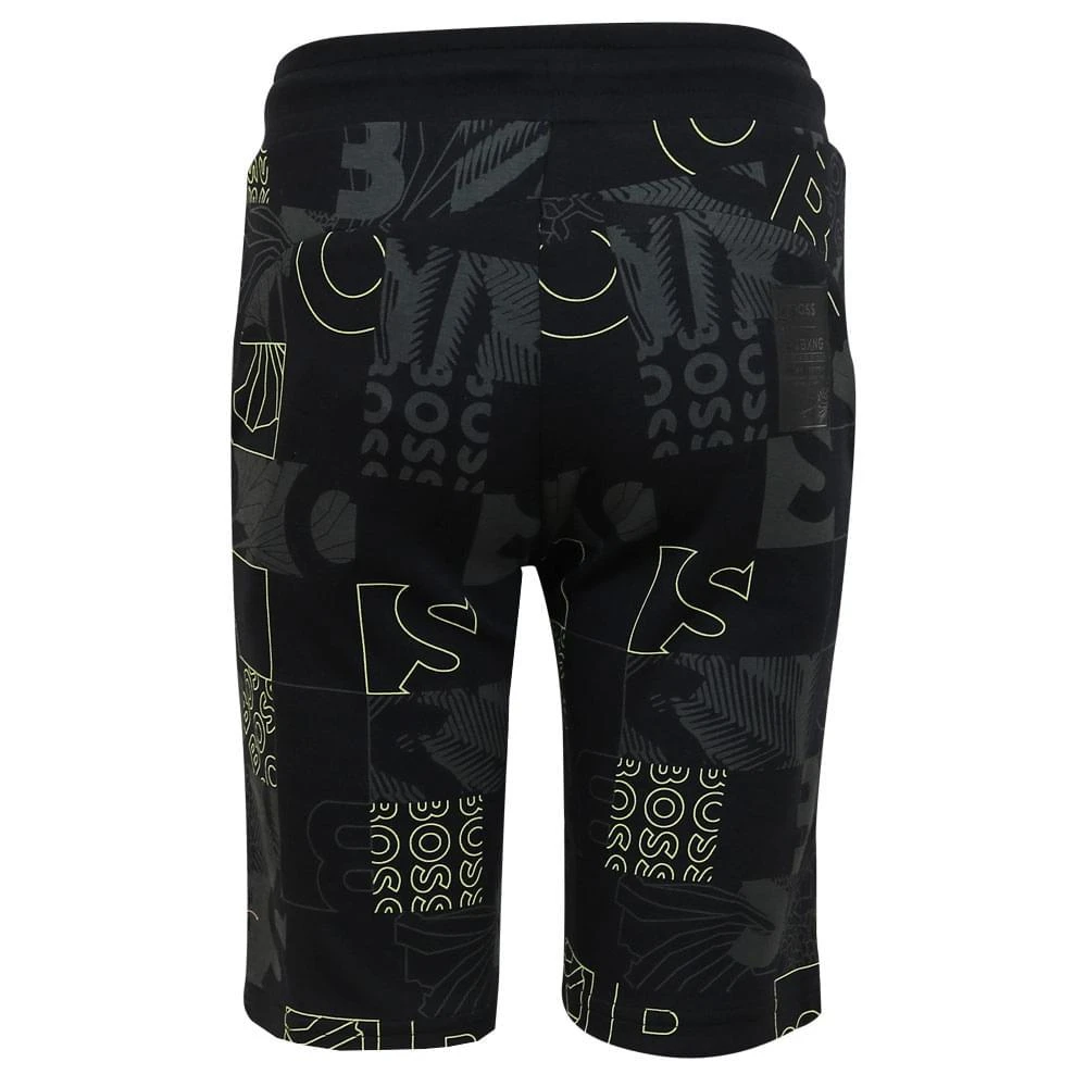 商品Hugo Boss|Black Cotton Jersey Bermuda Shorts,价格¥365,第3张图片详细描述