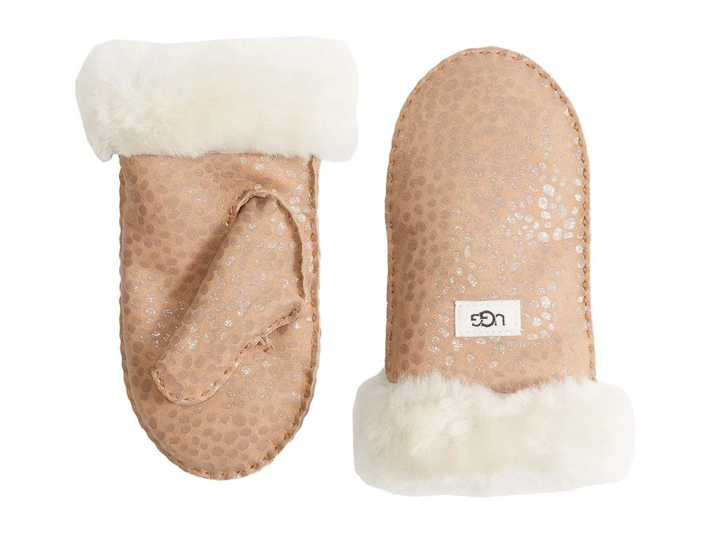 商品UGG|Sparklet Dot Water Resistant Sheepskin Mitten (Toddler/Little Kids),价格¥291,第1张图片