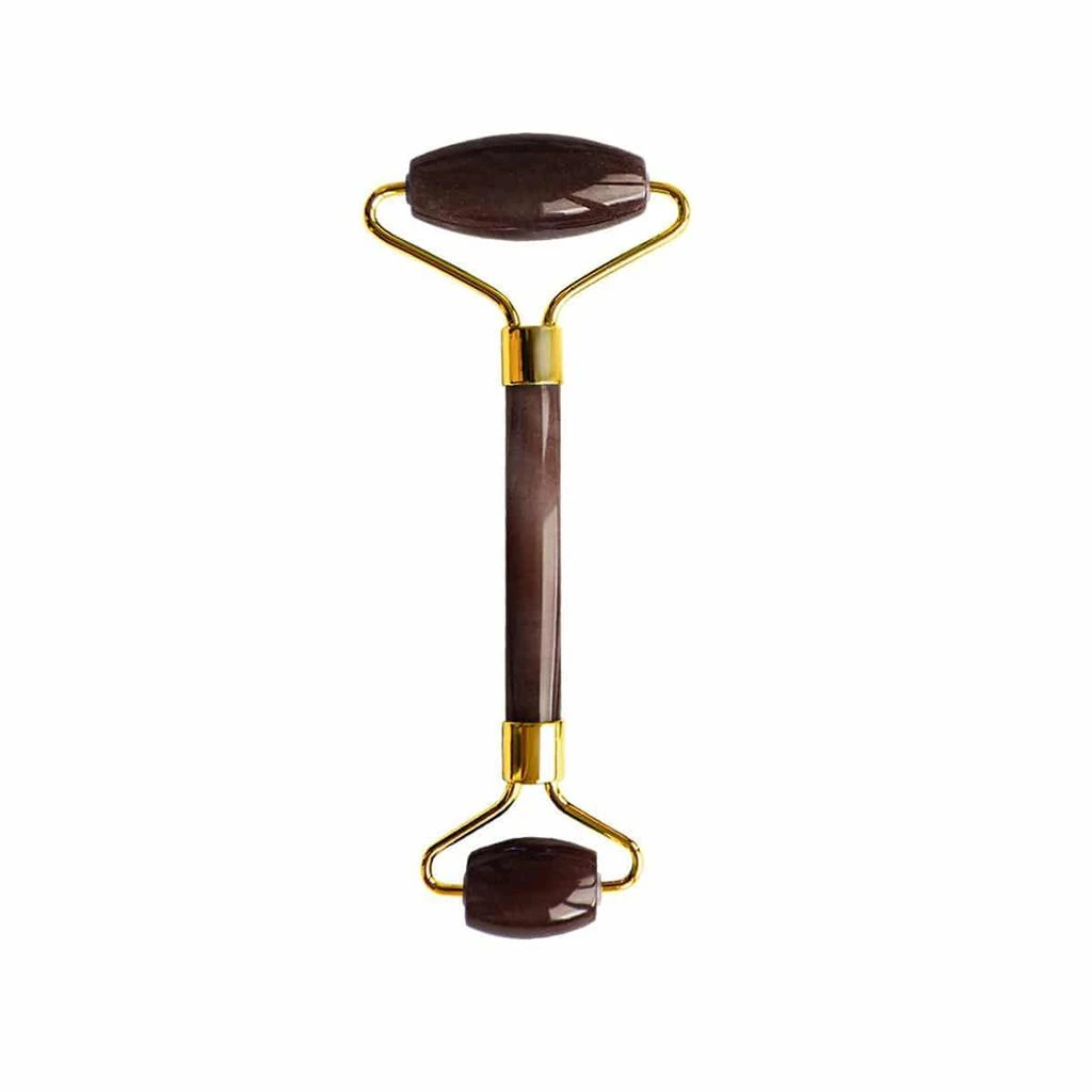 商品Dr. Botanicals|Tiger Eye Harmony and Balancing Facial Roller (Gold Metal Handle),价格¥246,第1张图片