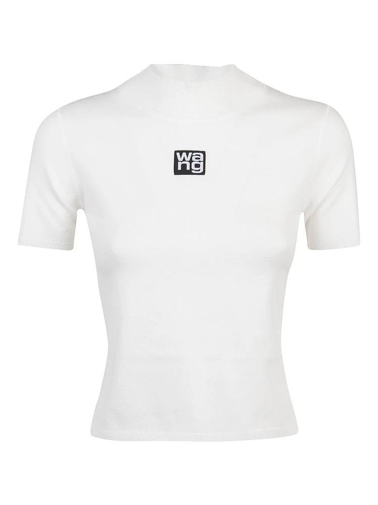 商品Alexander Wang|T By Alexander Wang Bodycon Mock Neck Top,价格¥1697,第1张图片