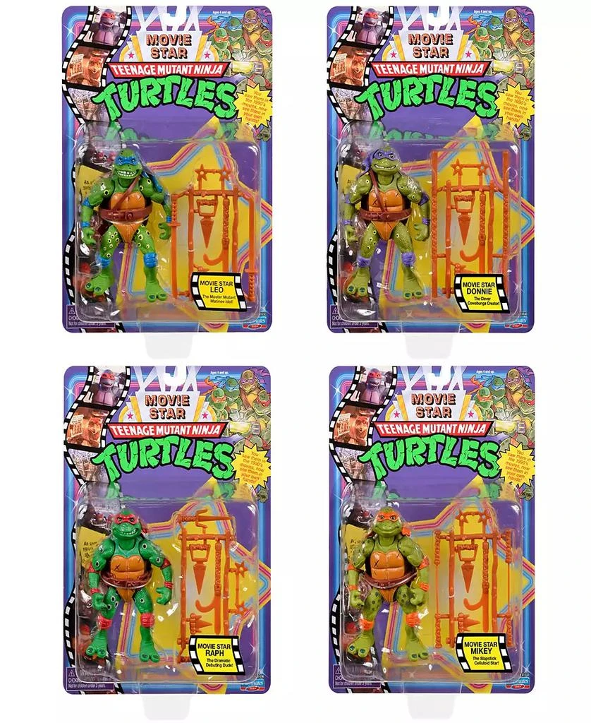 商品TEENAGE MUTANT NINJA TURTLES|Classic Movie Star Figure Soft Bundle Toy,价格¥151,第1张图片