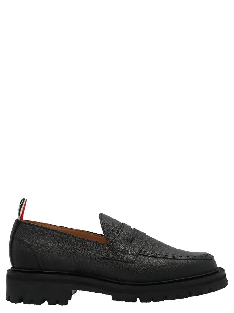 商品Thom Browne|Thom Browne Pebble Grain Loafers,价格¥7619,第1张图片