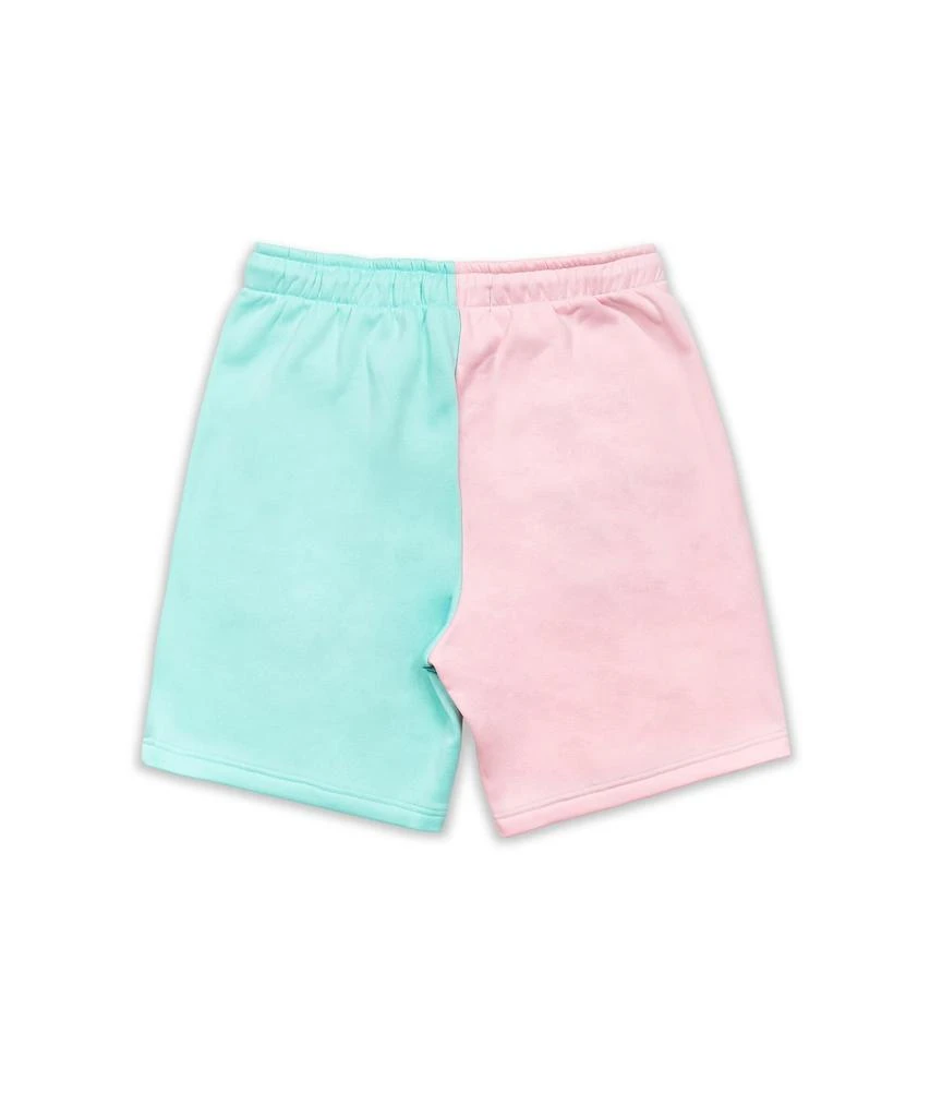 Pastel Color Block Fleece Hood Shorts Set 商品