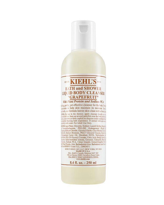 商品Kiehl's|Bath & Shower Liquid Body Cleanser in Grapefruit,价格¥457,第1张图片