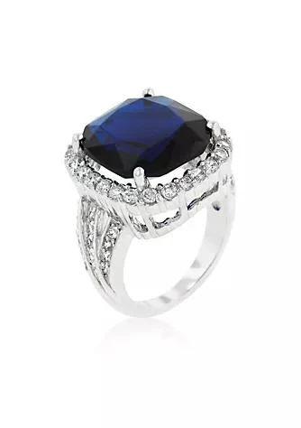 商品JGI|Deep Blue Sapphire Engagement Ring,价格¥401,第1张图片
