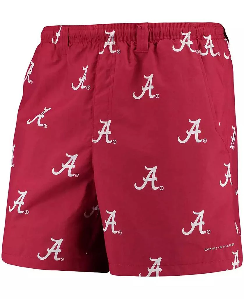 商品Columbia|Men's Crimson Alabama Crimson Tide Backcast II Omni-Shade Hybrid Shorts,价格¥277,第1张图片