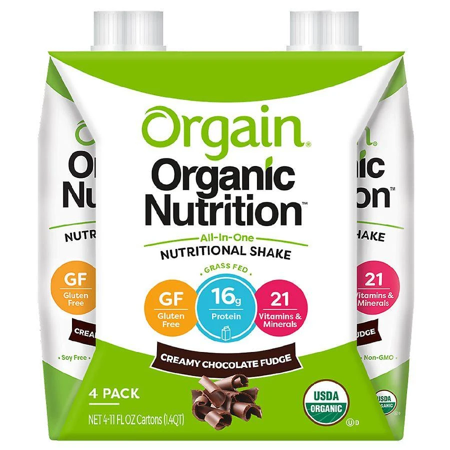 商品Orgain|Organic Nutrition All-In-One Nutritional Shake Creamy Chocolate Fudge,价格¥98,第1张图片