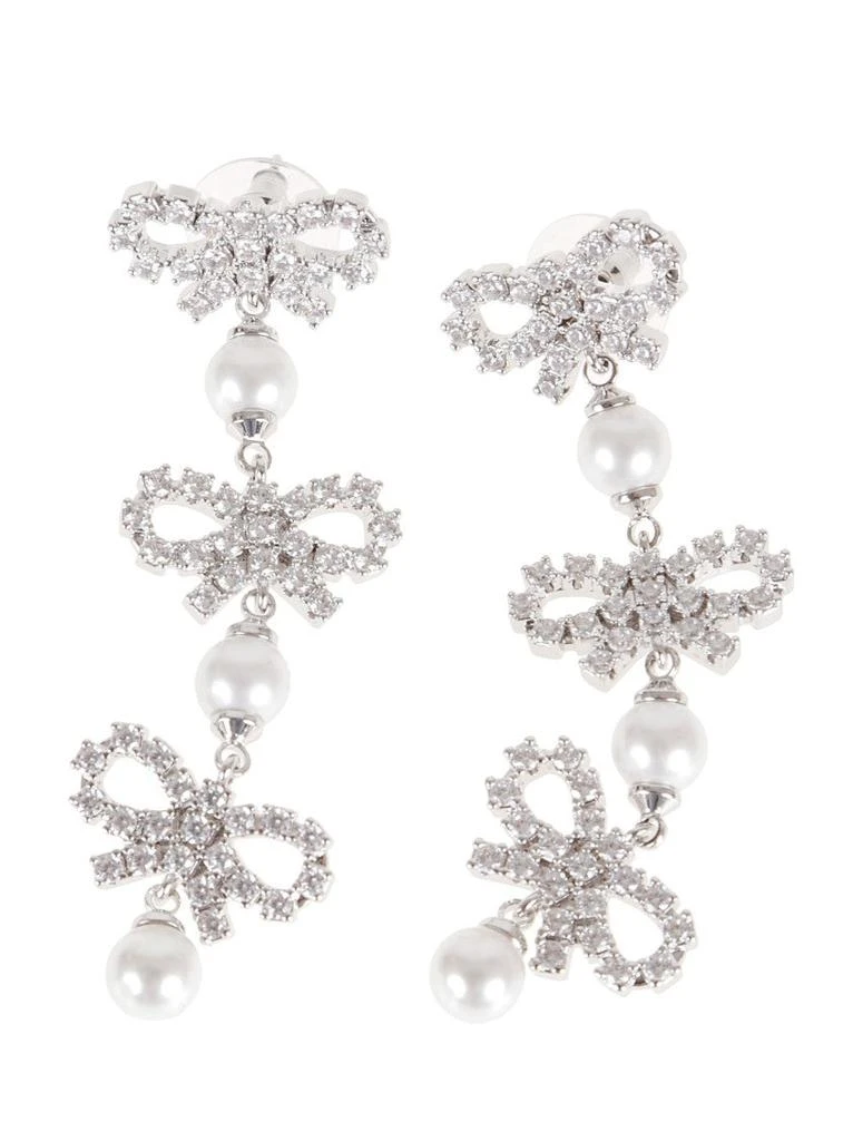商品Self Portrait|Tiered Earrings With Crystal Bow,价格¥2239,第1张图片