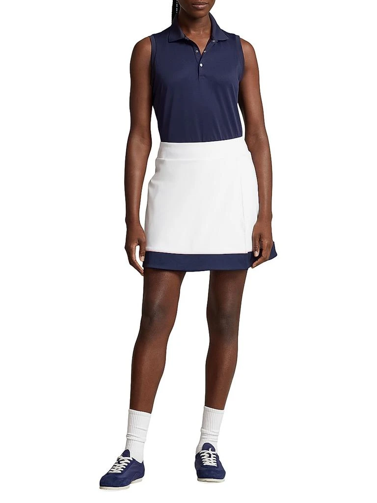 商品Ralph Lauren|Interlock Faux-Wrap Skort,价格¥412,第2张图片详细描述