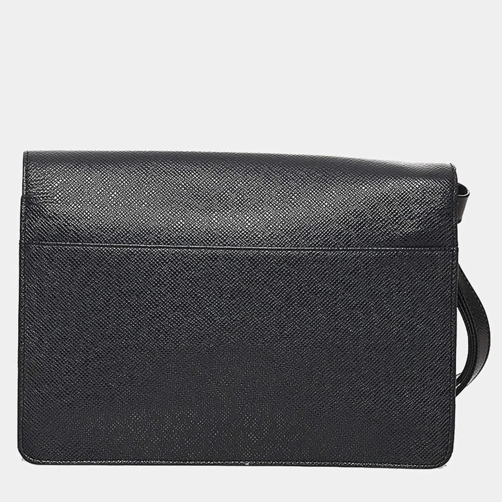 商品[二手商品] Louis Vuitton|Louis Vuitton Black Taiga Selenga,价格¥4037,第3张图片详细描述