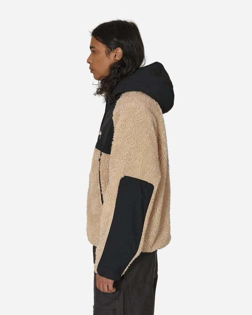 商品STUSSY|Sherpa Paneled Hooded Jacket Beige,价格¥1636,第2张图片详细描述