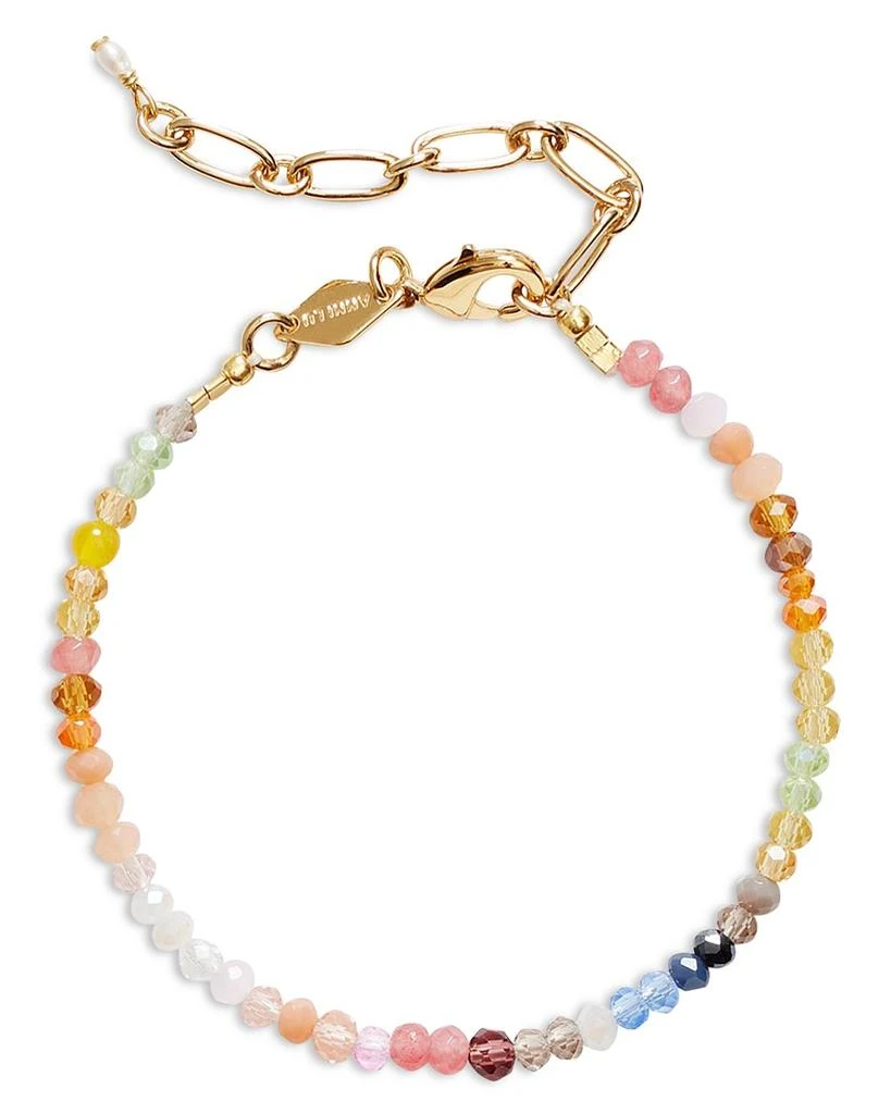 商品Anni Lu|Dusty Dreams Beaded Bracelet in 18K Gold Plated ,价格¥669,第1张图片详细描述