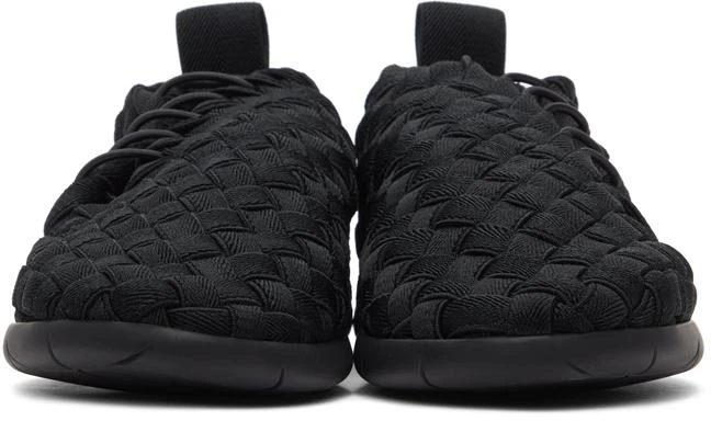 商品Bottega Veneta|Black Intrecciato Sneakers,价格¥9757,第2张图片详细描述