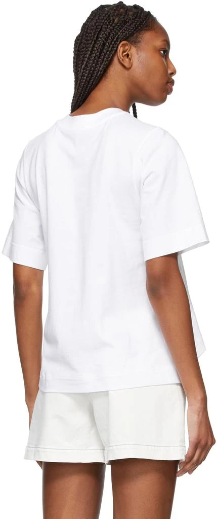 商品Stella McCartney|White Drape Logo T-Shirt,价格¥1079,第3张图片详细描述