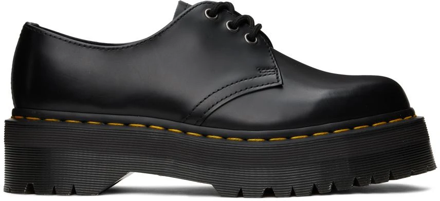 商品Dr. Martens|Black 1461 Quad Derbys,价格¥1375,第1张图片