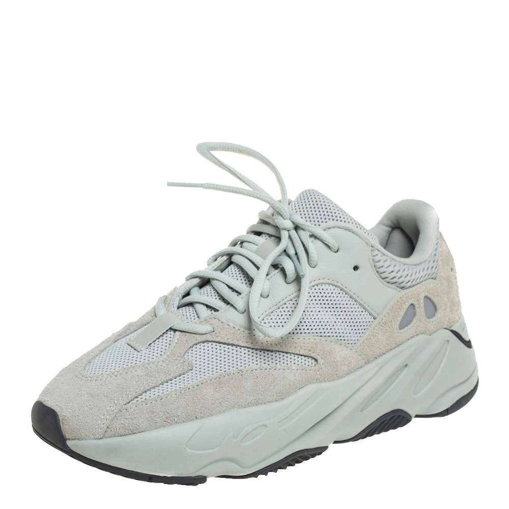 商品[二手商品] YEEZY|Yeezy x Adidas Grey Mesh and Suede Boost 700 Salt Sneakers Size 41 1/3,价格¥1356,第1张图片