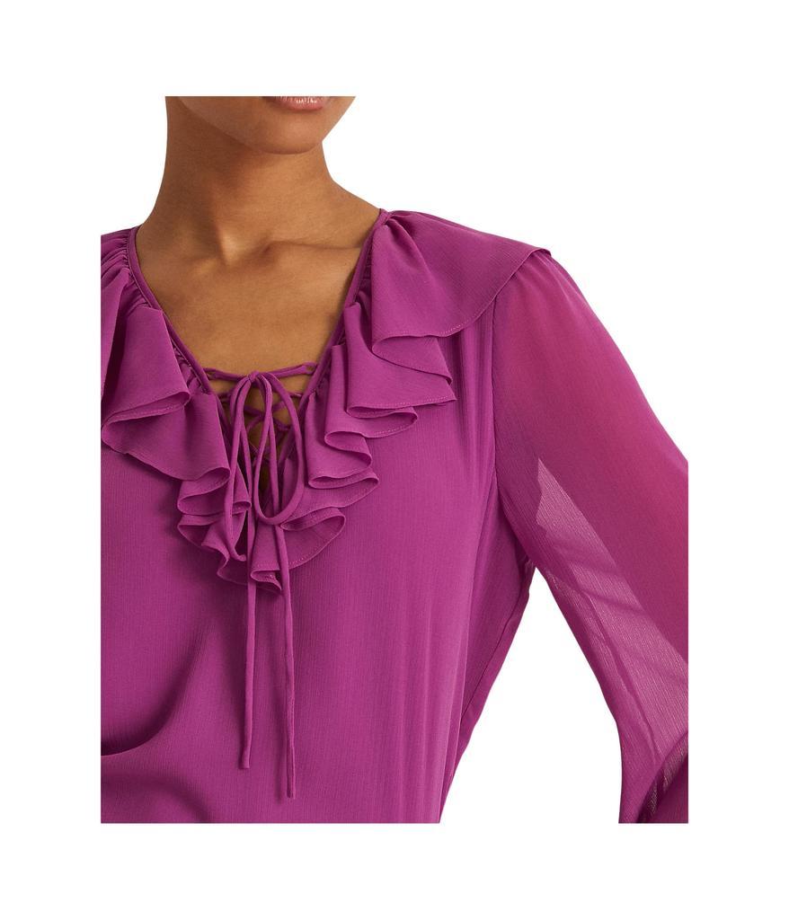 商品Ralph Lauren|Crinkle Georgette Blouse,价格¥415,第5张图片详细描述
