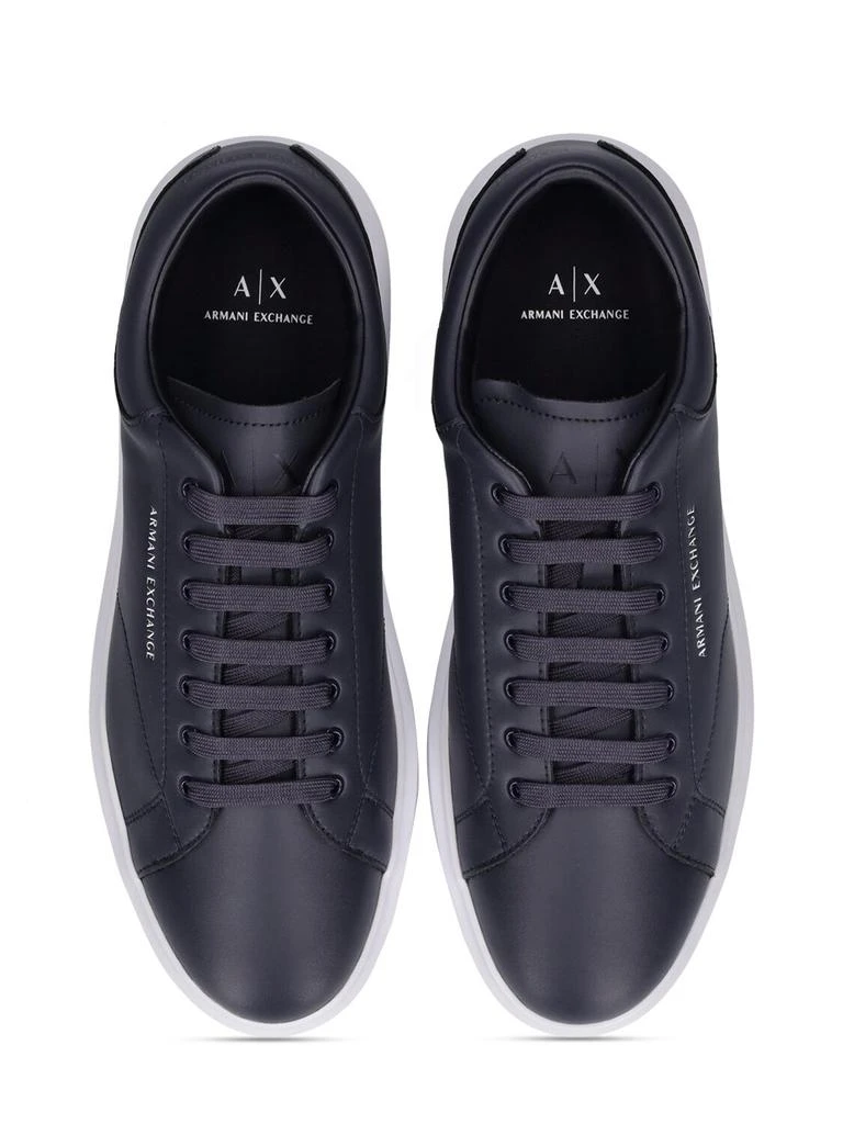 商品Armani Exchange|Leather Low Top Sneakers,价格¥805,第5张图片详细描述