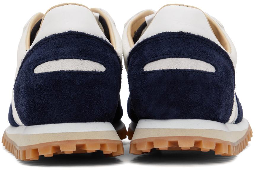 Navy & Off-White Marathon Trail Low Sneakers商品第4张图片规格展示