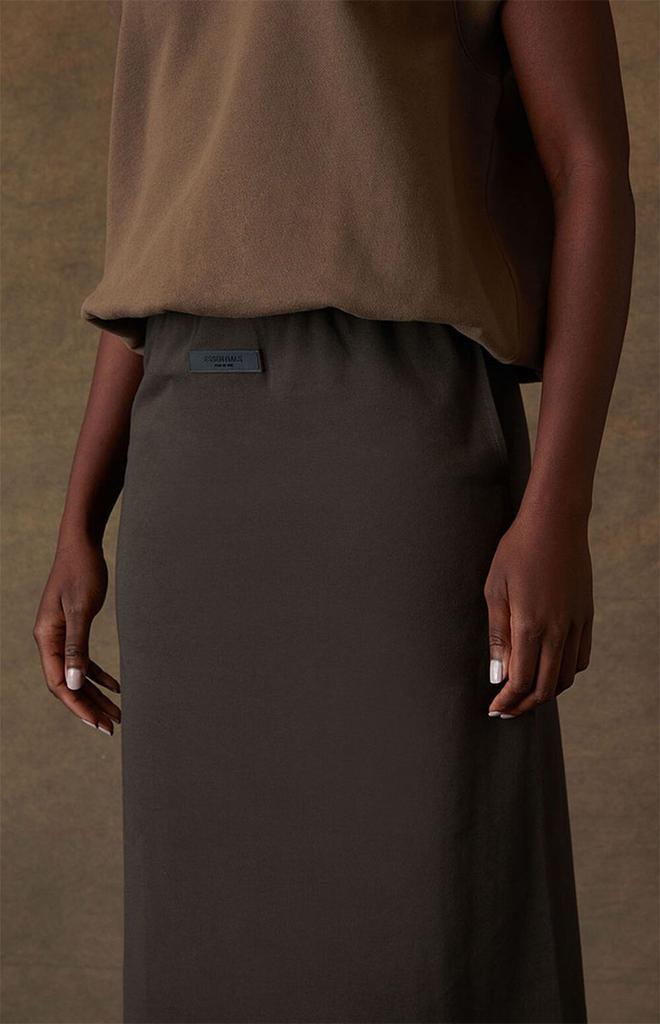 商品Essentials|Women's Off Black Midi Skirt,价格¥735,第7张图片详细描述
