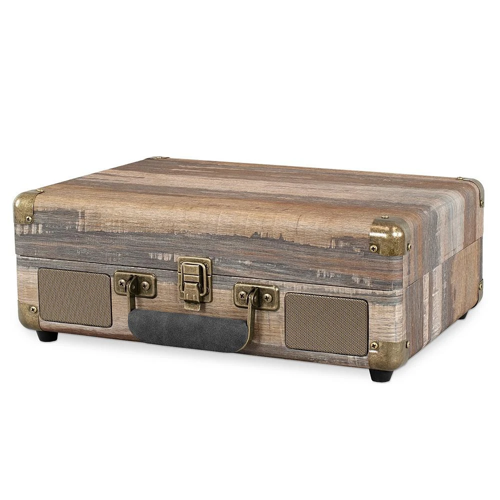 商品Victrola|Bluetooth Suitcase Record Player with 3-speed Turntable,价格¥447,第2张图片详细描述