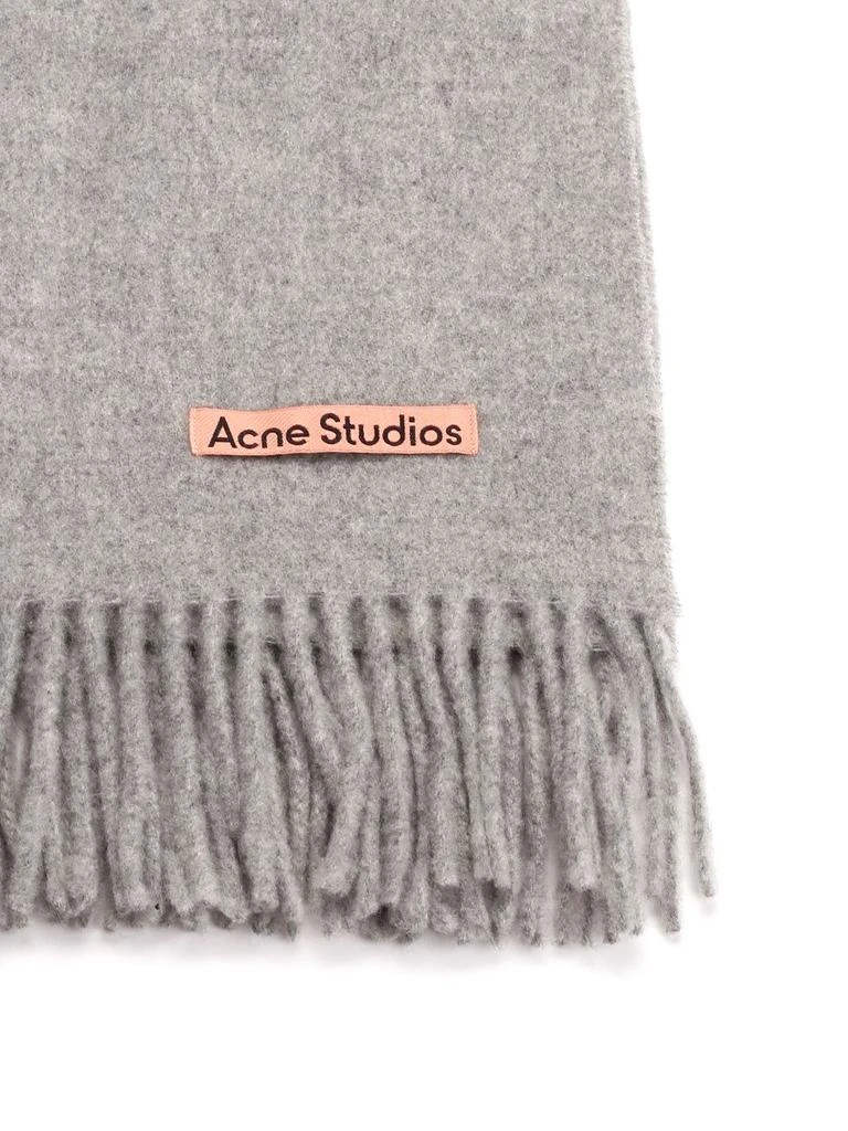 商品Acne Studios|Acne Studios Logo Patch Fringed Scarf,价格¥1380,第2张图片详细描述