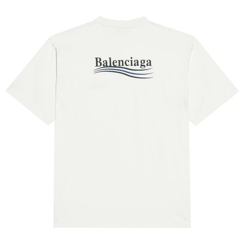 Balenciaga/巴黎世家  男士白色复古针织大号版型运动T恤641675TKVJ19084 商品