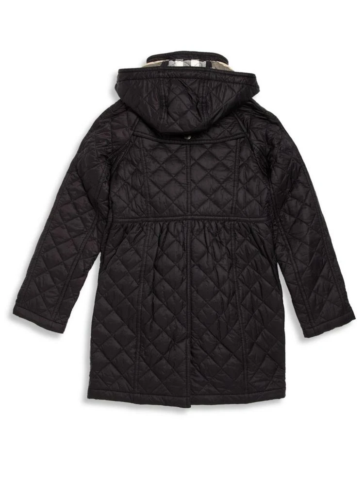 商品Burberry|Little Girl's & Girl's Foxmoore Quilted Coat,价格¥2208,第2张图片详细描述