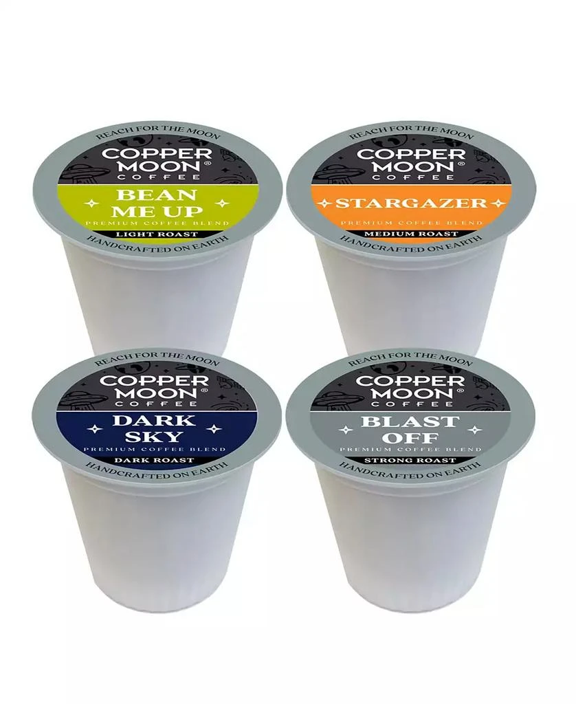 商品Copper Moon Coffee|Single Serve Coffee Pods for Keurig K Cup Brewers, Out of This World Blends Variety Pack, 48 Count,价格¥255,第2张图片详细描述