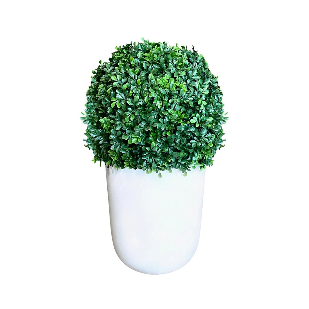 商品Creative Displays|UV-Rated Boxwood Ball in Cylindrical Planter,价格¥4042,第1张图片