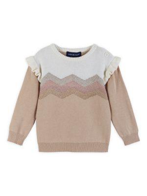 Baby Girl's Eyelash Sweater & Leggings Two-Piece Set商品第3张图片规格展示