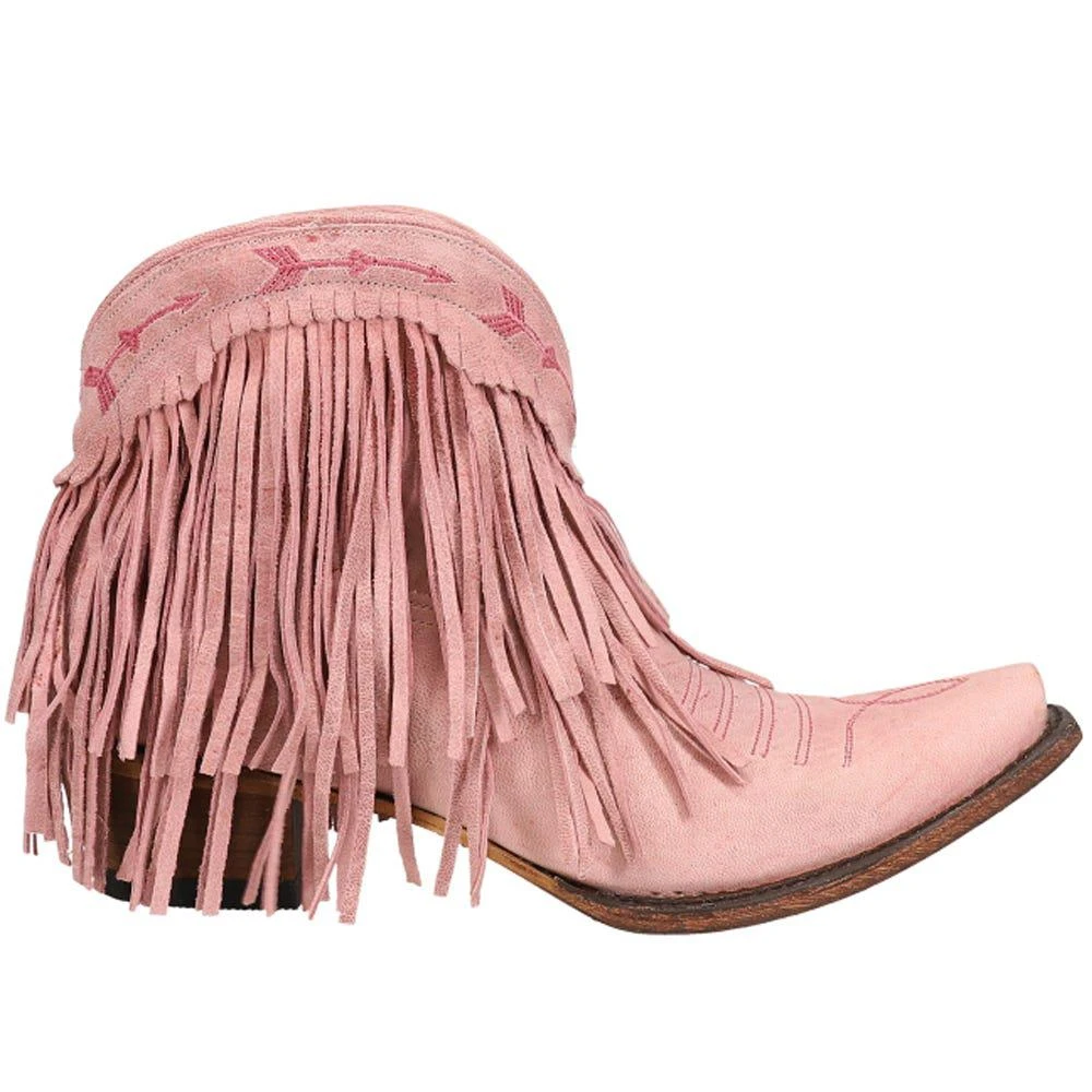 商品[国内直发] Junk Gypsy|【瑕疵破皮磨损】Spitfire Snip Toe Cowboy Booties,价格¥836,第1张图片