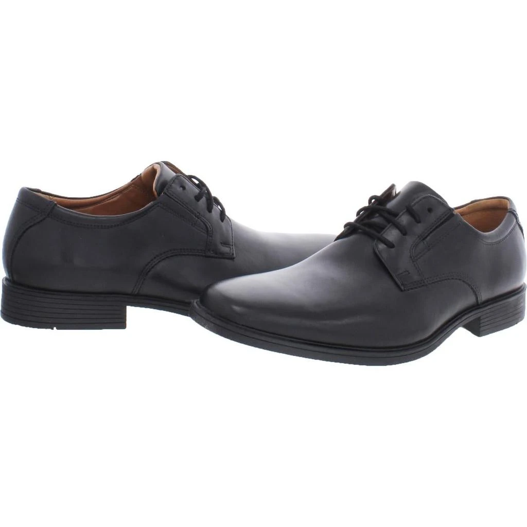 商品Clarks|Clarks Tilden Plain II Men's Leather Ortholite Formal Lace-Up Loafers,价格¥330,第3张图片详细描述