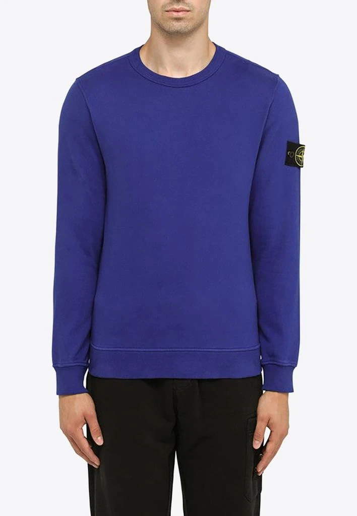 商品Stone Island|Logo-Patch Pullover Sweatshirt,价格¥2834,第1张图片