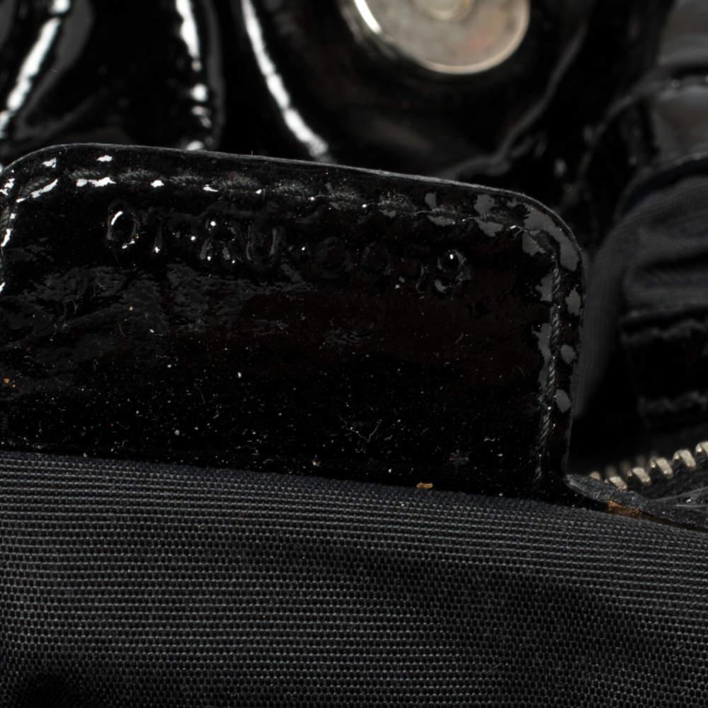 Dior Black Cannage Patent Leather Le Trente Hobo商品第8张图片规格展示