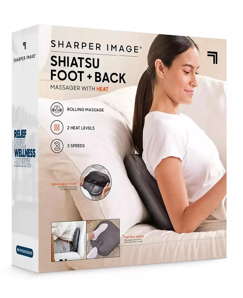 商品Sharper Image|Shiatsu Foot and Back Massager with Heat,价格¥404,第5张图片详细描述