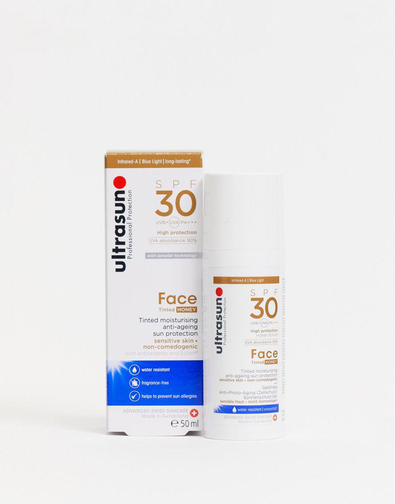 Ultrasun Anti-Age Tinted SPF 30 Face Sun Protection for Very Sensitive Skin - 50ml商品第1张图片规格展示