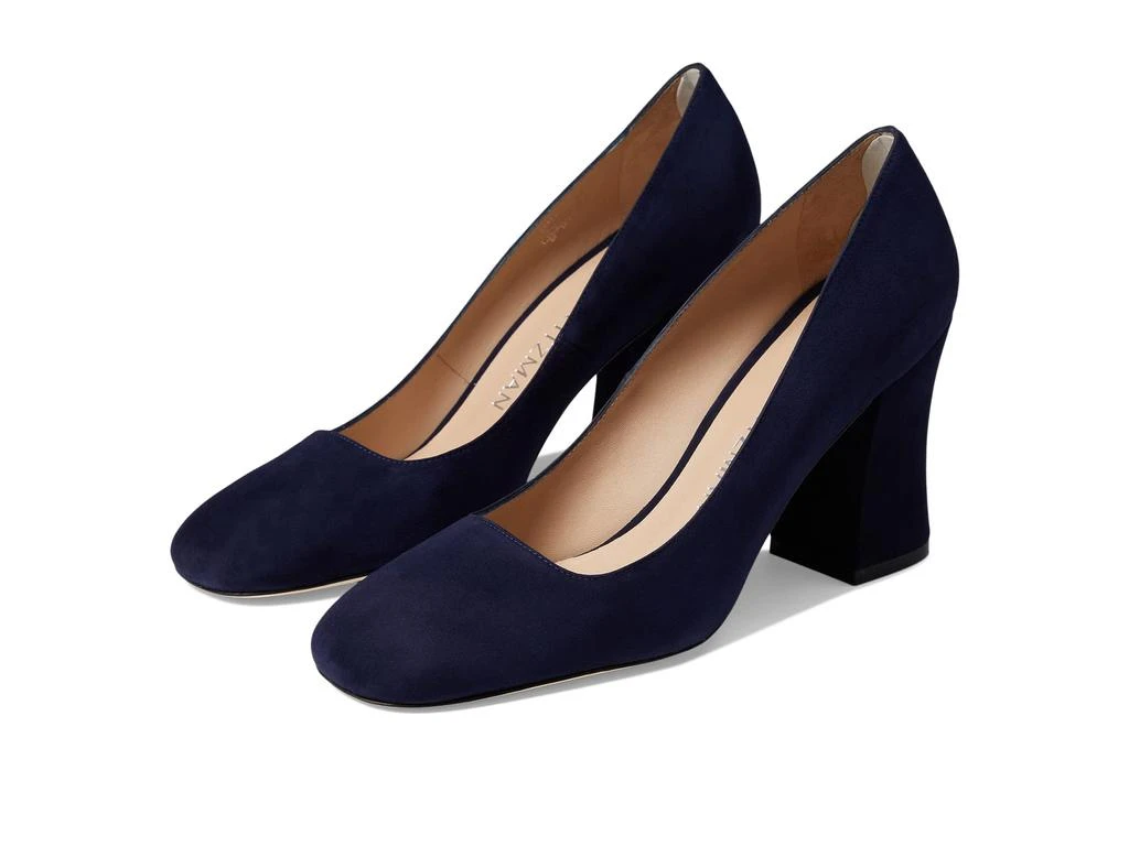 商品Stuart Weitzman|Curveblock 85 Pump,价格¥2039,第1张图片