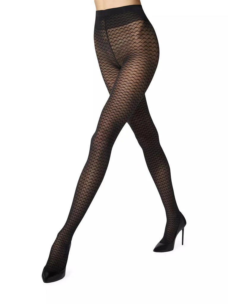 商品Wolford|Net Look Patterned Tights,价格¥450,第3张图片详细描述