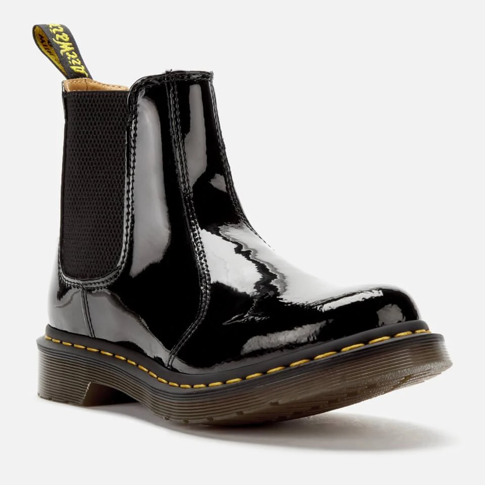 商品Dr. Martens|DR. MARTENS WOMEN'S 2976 PATENT LAMPER CHELSEA BOOTS - BLACK,价格¥712,第3张图片详细描述