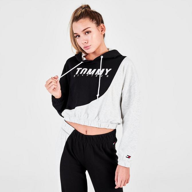 Women's Tommy Hilfiger Sport Block Cropped Hoodie商品第3张图片规格展示