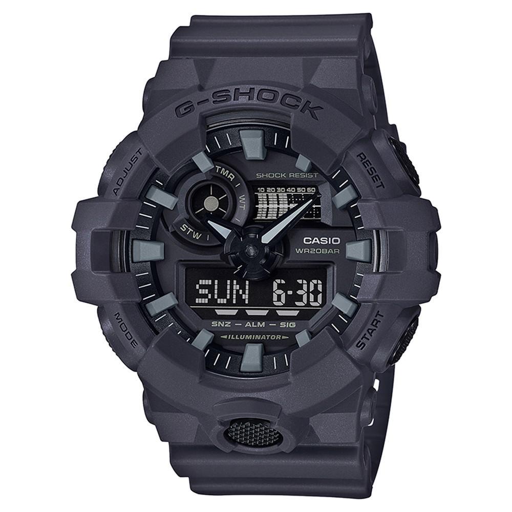 商品G-Shock|Men's Analog-Digital Dark Grey Resin Strap Watch,价格¥730,第1张图片