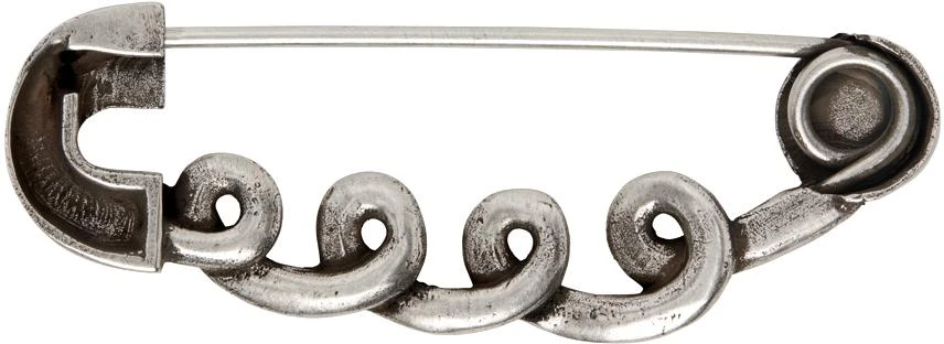 商品YOHJI YAMAMOTO|Silver Wave Pin 85 Brooch,价格¥1353,第2张图片详细描述