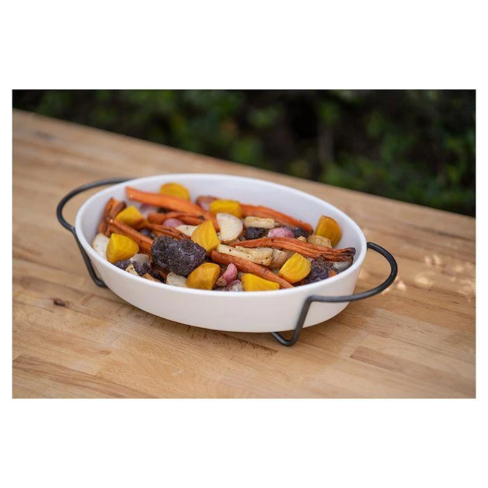 商品BIA Cordon Bleu|Oval Ceramic Baker with Rack,价格¥313,第5张图片详细描述