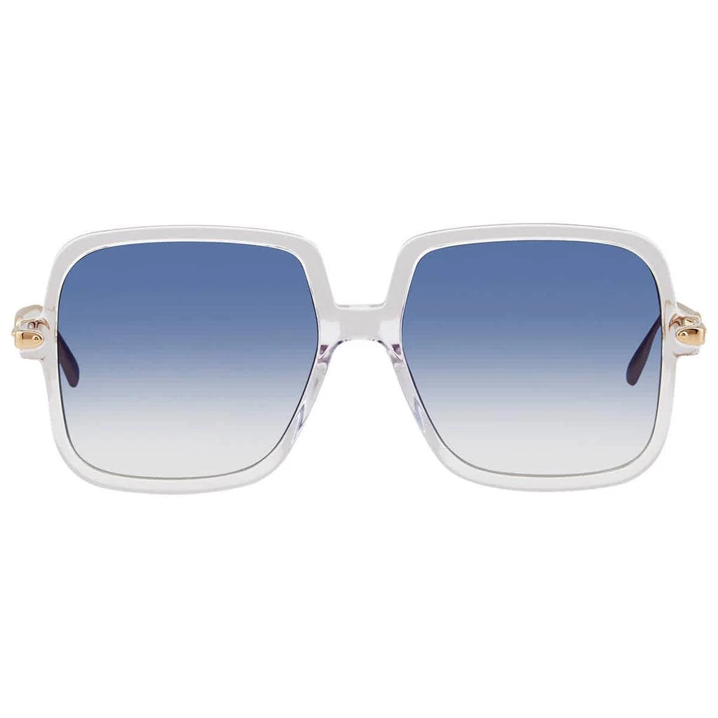 商品Dior|Dior Blue Gradient Square Ladies Sunglasses DIORLINK1 0900/08 58,价格¥1414,第2张图片详细描述