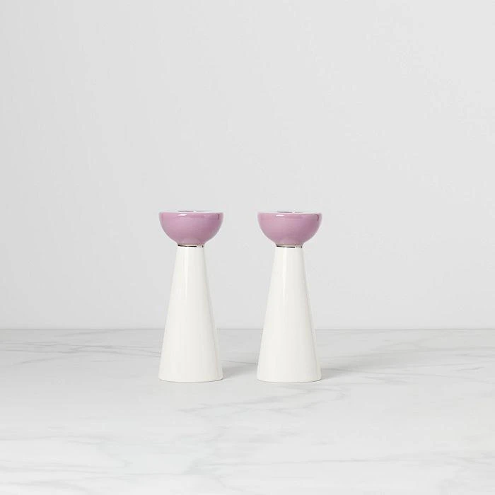 商品Kate Spade|Shabbat Candlesticks, Set of 2,价格¥373,第2张图片详细描述