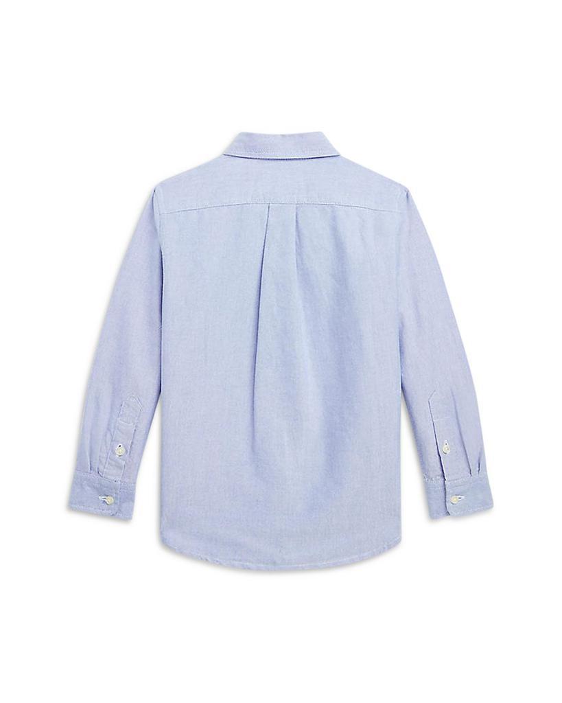 商品Ralph Lauren|Boys' Polo Bear Cotton Oxford Shirt - Little Kid, Big Kid,价格¥310-¥335,第4张图片详细描述