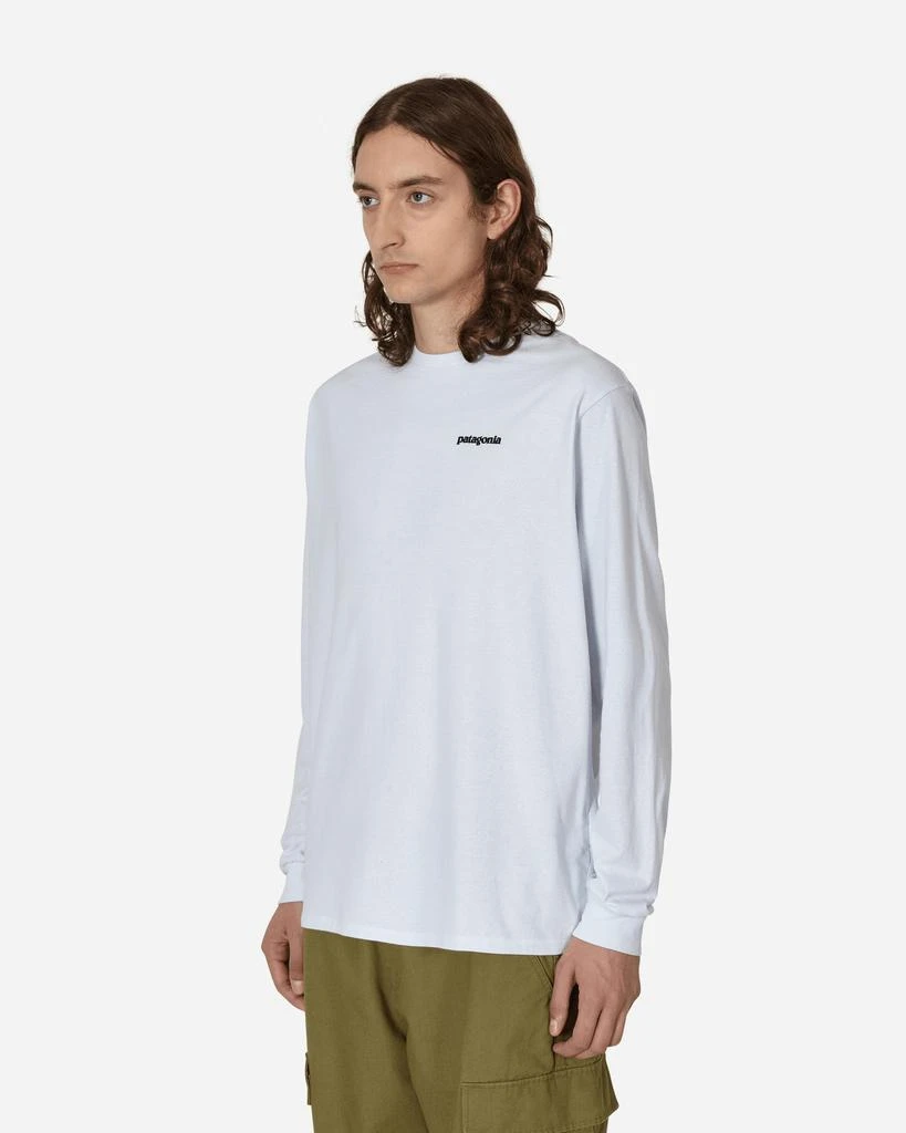 商品Patagonia|P-6 Responsibili-Tee Longsleeve T-Shirt White,价格¥409,第2张图片详细描述