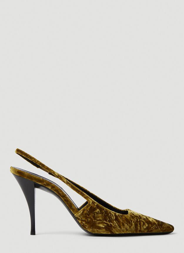 商品Yves Saint Laurent|Tom High Heels in Yellow,价格¥5890,第1张图片