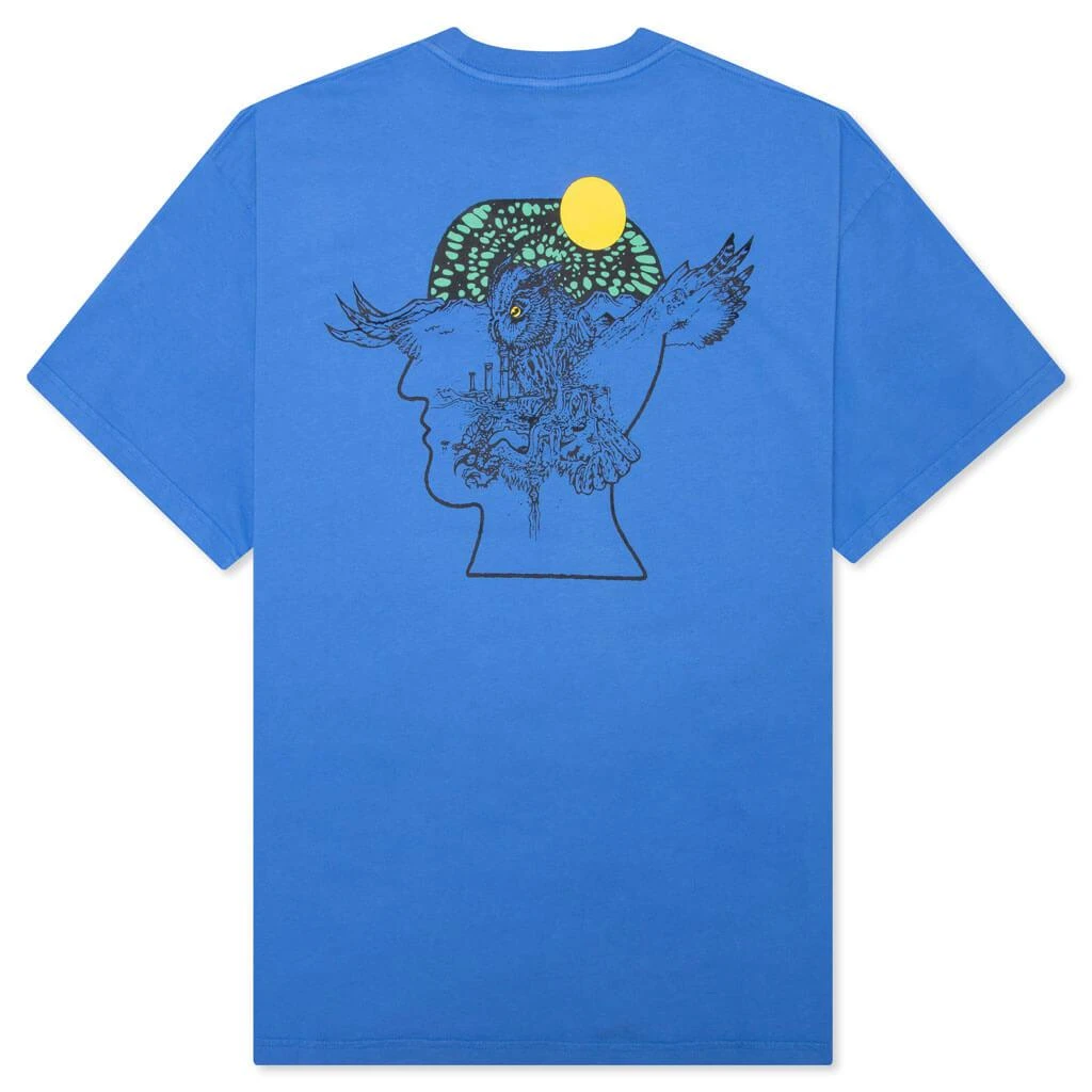 商品Brain Dead|Brain Dead Electric Owl T-Shirt - China Blue,价格¥206,第2张图片详细描述